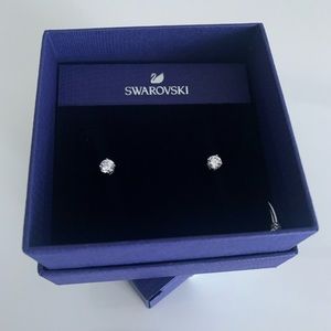 Swarovski Round Cut Stud Earrings